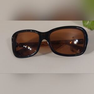 Coach Black and Brown Sunglasses